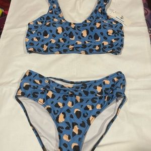 New Animal Print Bikini with tags